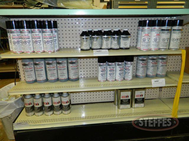 Iron Gard- water pump lube- gasket remover- chain - cable lube- diesel additive- - seed flow lube- contents of 3 shelves-_2.jpg